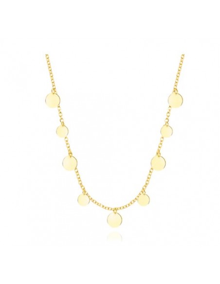 Gargantilla para mujer minimalista círculos