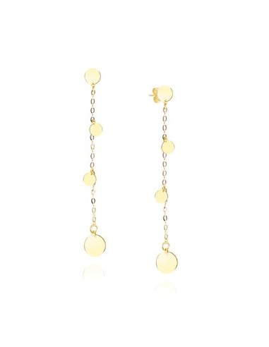 Pendientes para mujer minimalista círculos