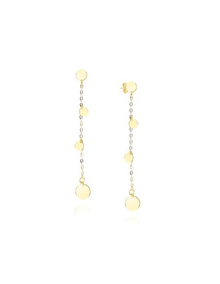 Pendientes para mujer minimalista círculos