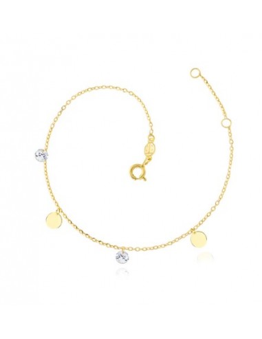 Pulsera para mujer minimalista círculos zn