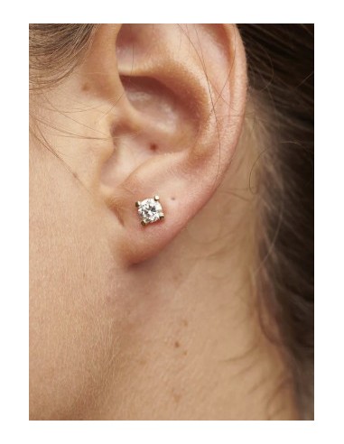 Pendientes Minimal 5mm oro de 9k