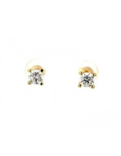 Pendientes Minimal 5mm oro de 9k 2