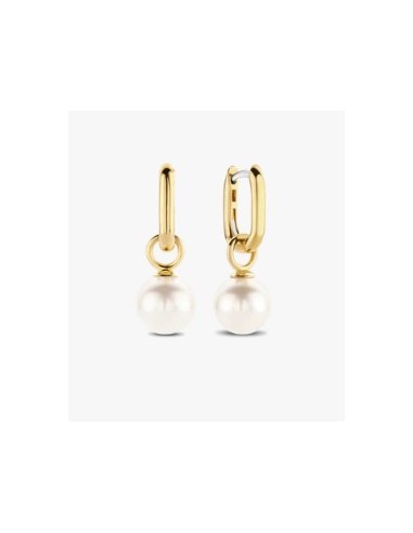 Pendientes Gota de Luz con perla plata