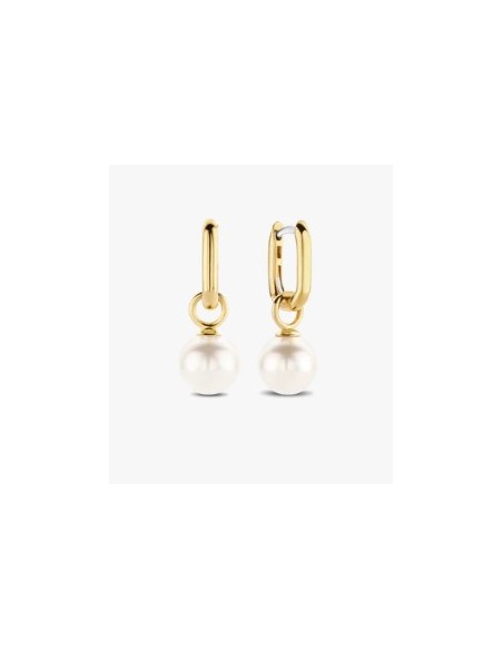 Pendientes Gota de Luz con perla plata