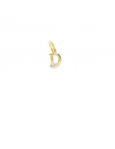 0.01ct-COLGANTE INICIAL LETRA  "D" ORO DE 18K