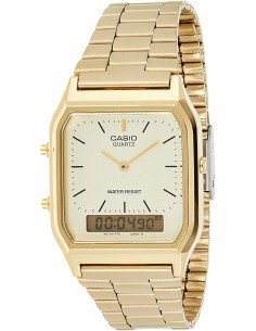 RELOJ CASIO UNISEX DORADO AQ