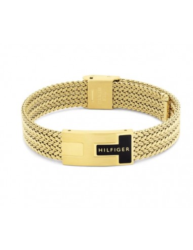 Pulsera Tommy Hilfiger de hombre en acero dorado 