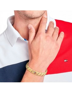 Pulsera Tommy Hilfiger Acero Baño Oro Hombre 2