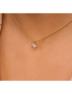 Gargantilla de perlas clásica de plata