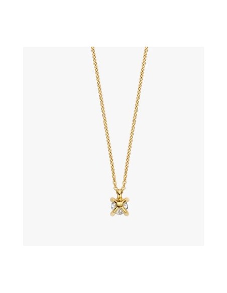 Gargantilla de perlas clásica de plata