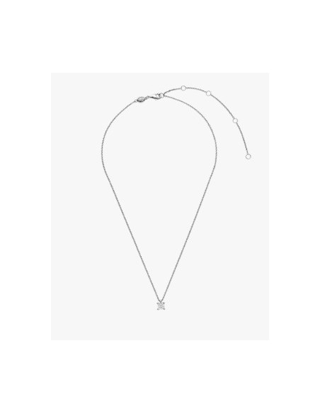 Gargantilla solitario plata