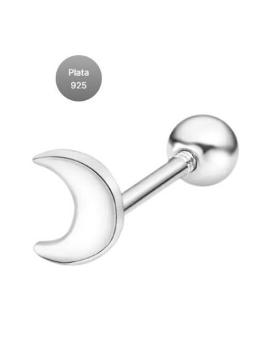 LOTUS SILVER EARCUFF SRA.LUNA.PLATEADA