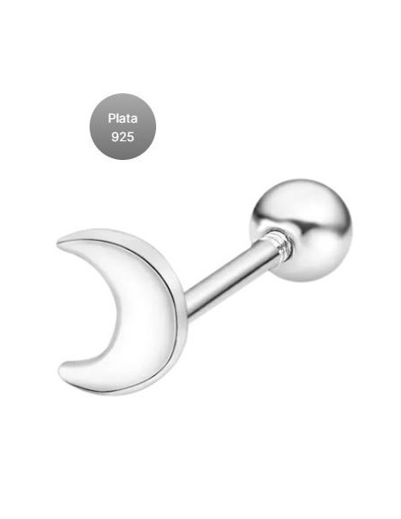 LOTUS SILVER EARCUFF SRA.LUNA.PLATEADA