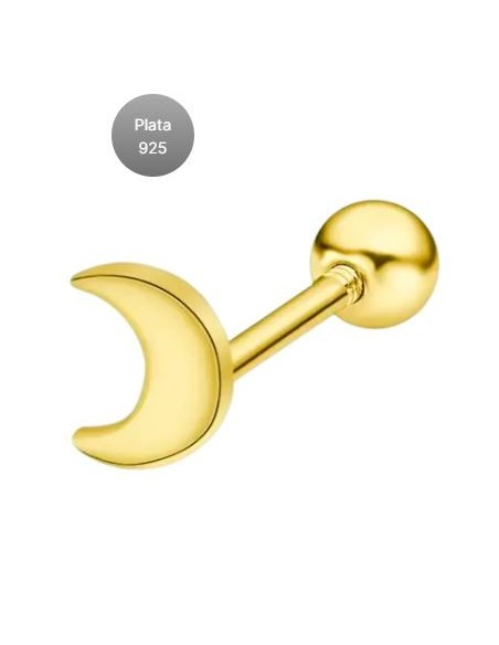 LOTUS SILVER EARCUFF SRA.LUNA.DORADA