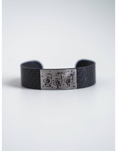 Pulsera de plata amb “diables” de Vilafranca