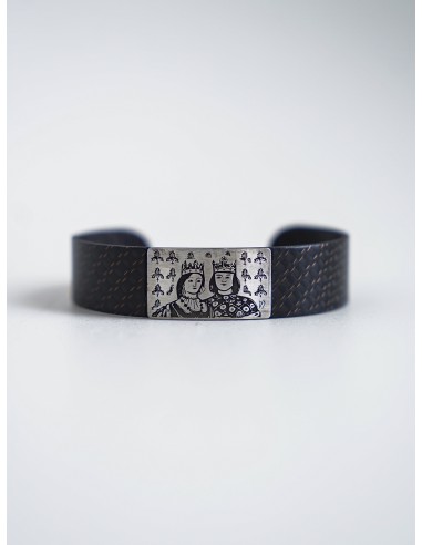 Pulsera de plata amb “GEGANTS” de Vilafranca