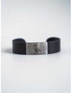 Pulsera de plata amb “àguila” de Vilafranca