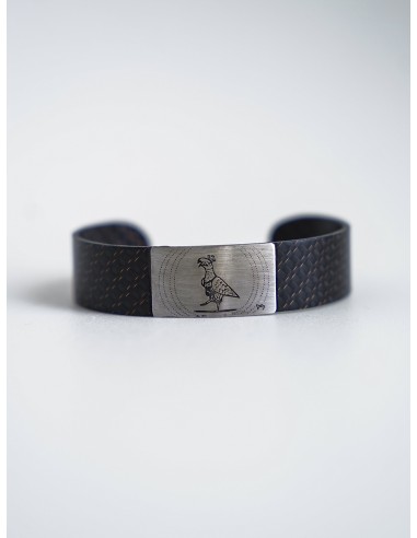 Pulsera de plata amb “àguila” de Vilafranca