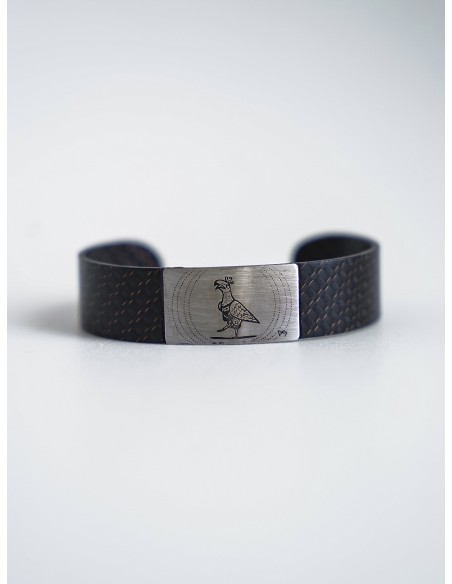 Pulsera de plata amb “àguila” de Vilafranca