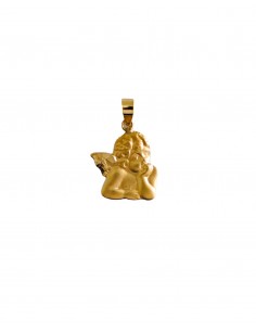 Colgante Ángel Pensativo en Oro de 18K