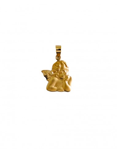 Colgante Ángel Pensativo en Oro de 18K