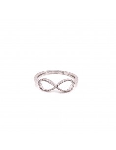 brill ANILLO INFINY ORO BLANCO DE 18K