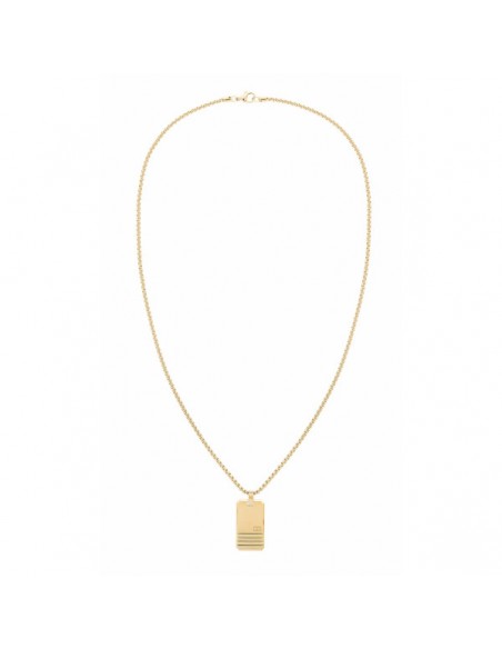 Gargantilla Tommy Hilfiger Hombre Acero dorado