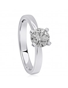 Anillo de 18k 1 brillantes laboratorio