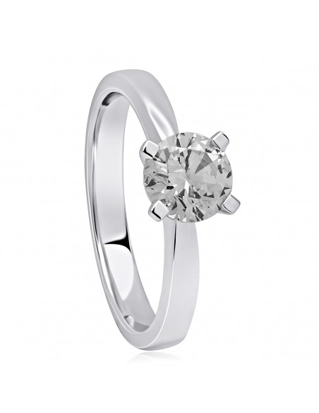 Anillo de 18k 1 brillantes laboratorio