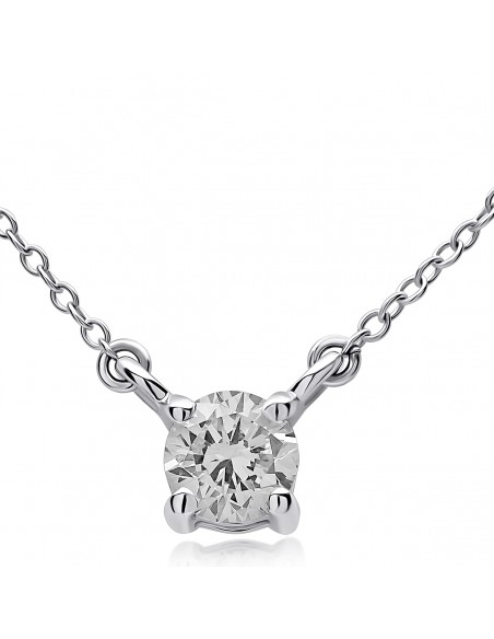 Gargantilla de 18k 1 brillantes laboratorio