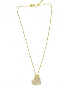 Gargantilla colgante forma corazón plata ch 12mm 