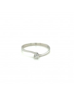 ct-0.07 ANILLO GILMA ORO BLANCO DE 18K