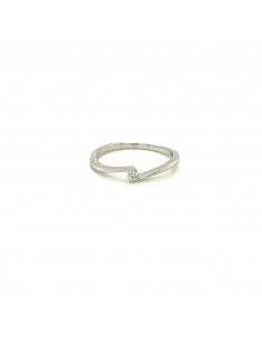 0,05ct- ANILLO ORO BLANCO DE 18K 2