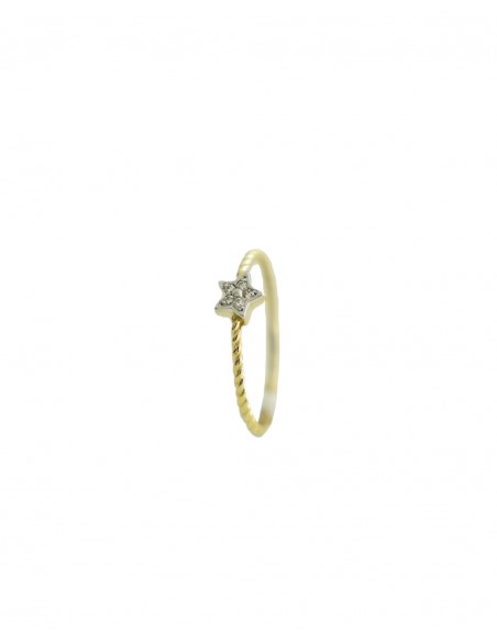 Anillo de Oro 18K modelo 006160SO - Sofisticación y Exclusividad