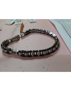 PULSERA cadena acero y cerámica