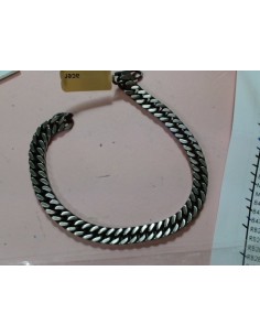 PULSERA cadena acero negra