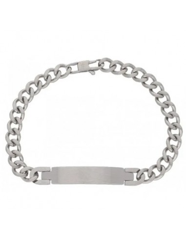 Pulsera acer mate placa