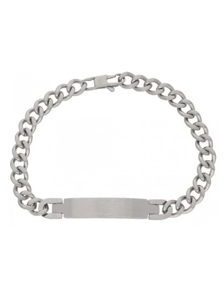 Pulsera acer mate placa