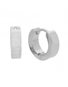 Pendientes acero 4 x9mm 