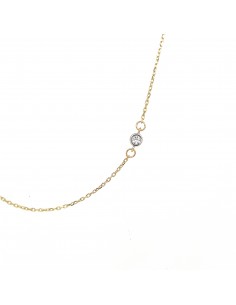 GARGANTILLA ZN TIRAS ORO DE 18K 2