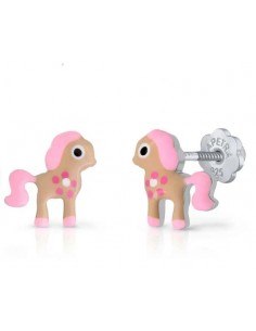 Pendientes de Niña en Plata de Ley LP11900 - Delicadeza y Estilo Infantil