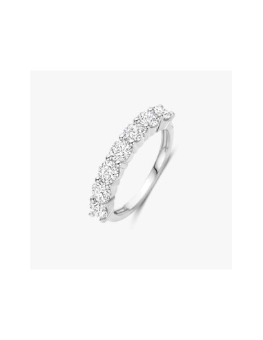 Anillo para mujer circonitas plata