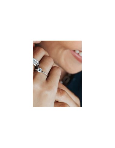 Anillo para mujer Plata y circonita