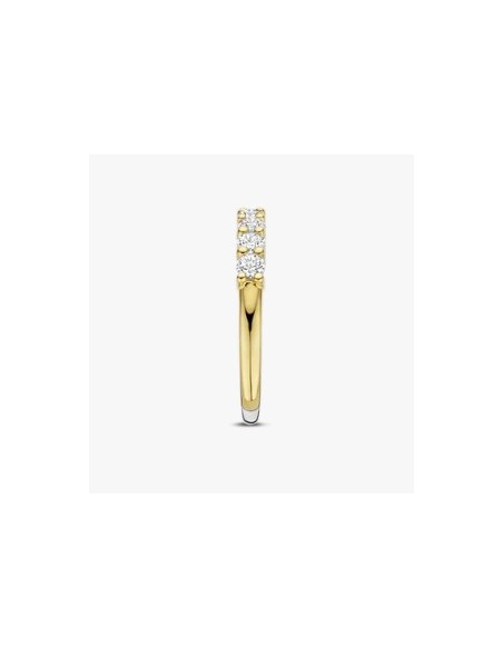 Anillo para mujer en Plata chapada y circonitas