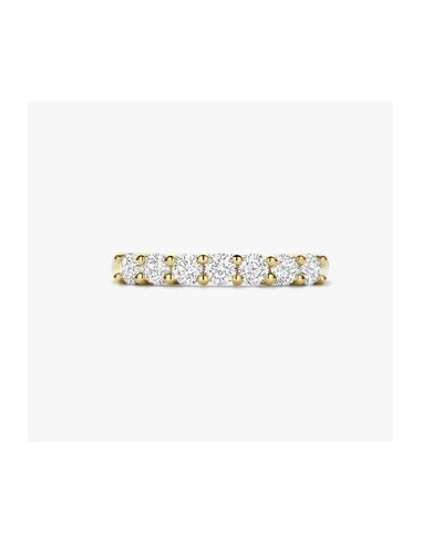 Anillo para mujer en Plata chapada y circonitas