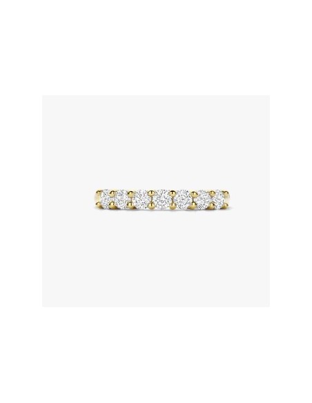 Anillo para mujer en Plata chapada y circonitas