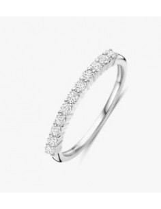 Anillo Multibanda de Plata con Circonitas | Textura y Brillo en Equilibrio