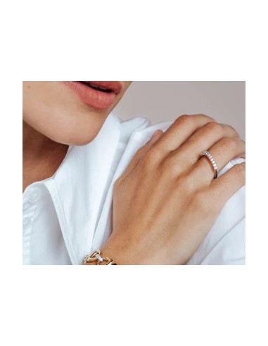 Anillo para mujer en Plata y circonitas