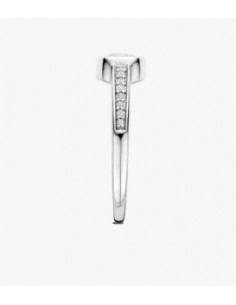 Anillo Multibanda de Plata con Circonitas | Textura y Brillo en Equilibrio 2