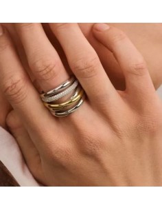 Anillo mujer de plata ch y circonita ancho 2